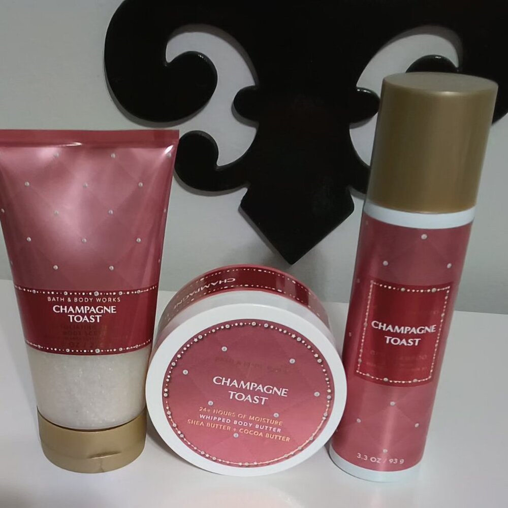 Bath and body works CHAMPAGNE TOAST gift set